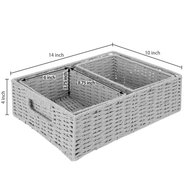 Dovecove Woven Nesting Storage Basket Wayfair